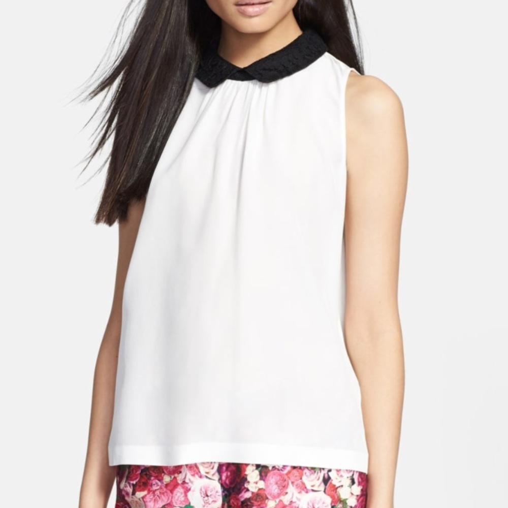 NWT, KSNY 💯 silk top